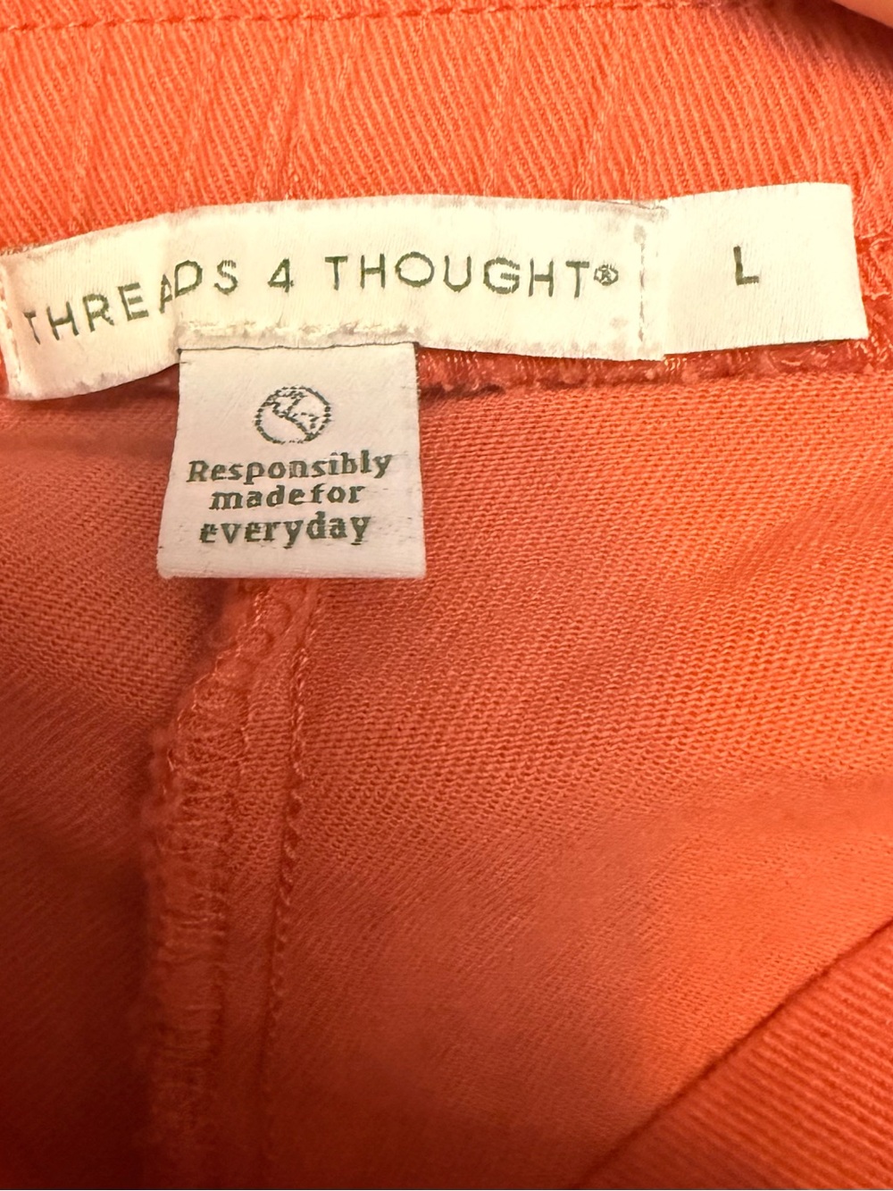Threads 4 Thought Coral Pull-On Stretch Bermuda Shorts - Picture 2 of 9